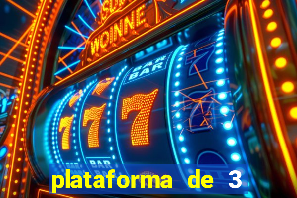 plataforma de 3 reais jogo